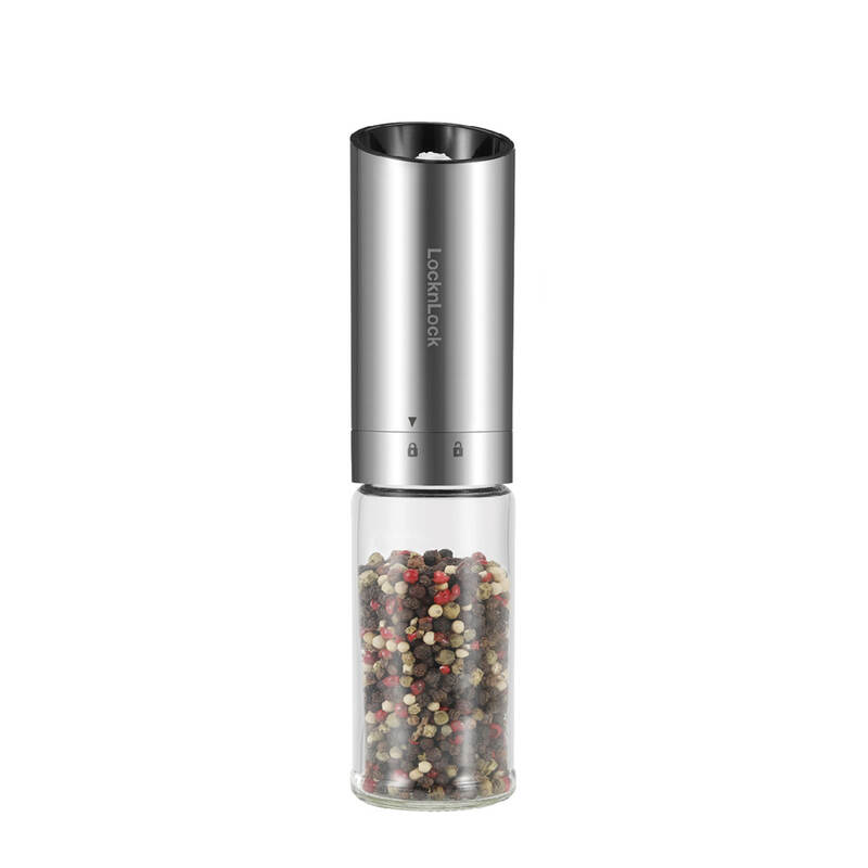 Máy Xay Muối & Tiêu Trọng Lực - Silver - 170Ml - LocknLock - CKO117, , large image number null